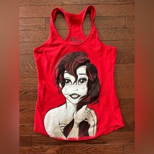 2/$20 EUC Hot Topic Disney The Little Mermaid Tank Top size Small